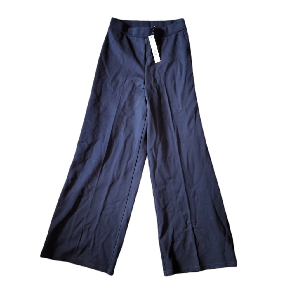 NEW T Tahari Wide Leg Palazzo Pant Navy Blue Size S/P